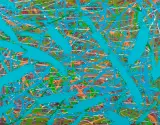 Obraz nr 136 by Edward Dwurnik, 2017, olej, płótno, sold Oct 2023