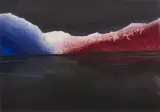 Paweł Korab Kowalski, Antares apogee, 2021, akryl, pigment, płótno