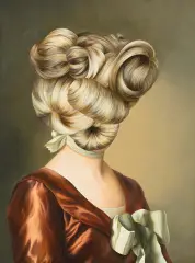 Ewa Juszkiewicz, Bez tytułu (za Adolfem Ulrikiem Wertmüller), 2019, olej, płótno