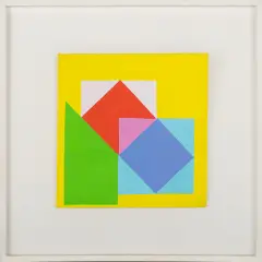 Henryk Stażewski, Relief, akryl, płyta