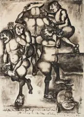 Eugeniusz Markowski, Bez tytułu, olej, folia