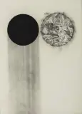 Marek Chlanda, Ćwiczenie medytacyjne, 2004, węgiel, ołówek, papier