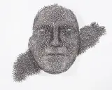 Nicola Vudrag, Sumeran Maiden z cyklu NET-WORK, 2023, stal