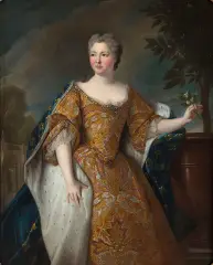 Pierre Gobert, Portret Marii Leszczyńskiej, XVIII w., olej, płótno