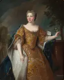 Pierre Gobert, Portret Marii Leszczyńskiej, XVIII w., olej, płótno