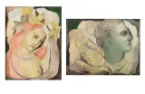 Maria Lagorio, Para portretów, lata 20. XX w., olej, płótno