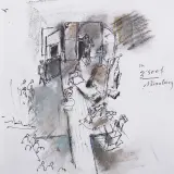 Tadeusz Kantor, Nürnberg, pastel, tusz, papier