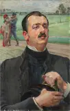 Jacek Malczewski, Portret Konrada Góreckiego, 1919, olej, płótno