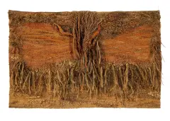 Magdalena Abakanowicz, Papillon de nuit, 1977, tkanina, len, sizal
