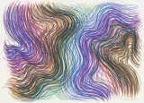 Kompozycja by Wojciech Fangor, 1972, pastel, papier, sold Jun 2024