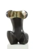 Tadeusz Łodziana, Otwarta II, 1977, brąz patynowany, złocony