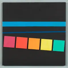 Henryk Stażewski, Relief nr 31, 1979, olej, płyta pilśniowa