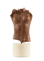 Igor Mitoraj, Kea, 1979, brąz patynowany, podstawa z trawertynu