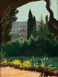 Edward Grajnert, Villa d'Este, 1902, olej, płótno