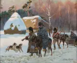 Wojciech Kossak, Powrót spod Moskwy