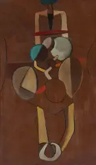 Tadeusz Kantor, Bez tytułu, 1947, olej, płótno dublowane