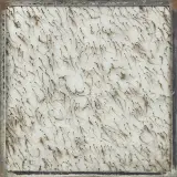 Leszek Knaflewski, Z cyklu Reinkarnacje, 2002, korzeń, ziemia, włosy, flizelina, pleksi, aluminium, płyta pilśniowa