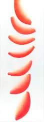 Red moons 2, 1961/2010 by Wojciech Fangor, olej, płótno, sold Dec 2024