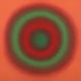 B70 by Wojciech Fangor, 1965, olej, płótno, sold Dec 2024
