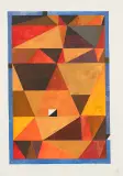 Abstrakcja by Jerzy Nowosielski, lata 50. XX w., gwasz, akwarela, ołówek, papier, sold Dec 2024