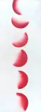 Wojciech Fangor, Red moons 1, 1961/2010