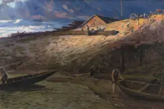 Józef Rapacki, Binduga, 1921 (Winduga), olej, płótno