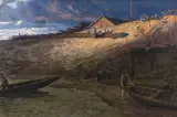 Józef Rapacki, Binduga, 1921 (Winduga), olej, płótno