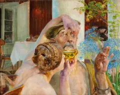 Jacek Malczewski, Powrót Sybiraka, 1912, olej, płótno