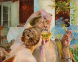 Jacek Malczewski, Powrót Sybiraka, 1912, olej, płótno