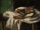 Leopold Gottlieb, Martwa natura z rybami