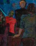 Józef Czapski, Faust w Operze Paryskiej, 1956, olej, płótno