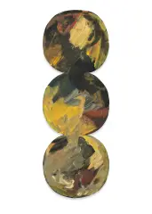 Jan Berdyszak, Bez tytułu, 1962, gwasz, olej, papier