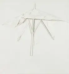 Tadeusz Kantor, Parapluie emballage, z cyklu Multipart, 1970, asamblaż, płótno