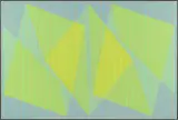 Julian Stanczak, Unishape, 1970, acrylic on canvas