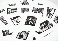 Jerzy Duda-Gracz, z cyklu Judaica, 1964 (zestaw 23 linorytów), linoryt, papier