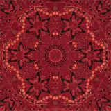 Wu Zetian z serii Empresses by Damien Hirst, 2022, giclée, brokat, aluminium, sold Jun 2025