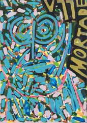 Ryszard Grzyb, Morta-della, 2001, akryl, płótno