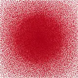 Piotr Uklański, Untitled (Bloody Sun), 2008, tusz, płótno