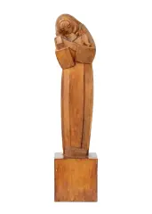 Piotr Waligóra, Macierzyństwo, 1957, drewno