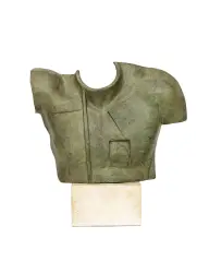 Helios by Igor Mitoraj, 1988, brąz, cokół z trawertynu, sold Sep 2025