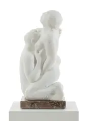 Ryszard Piotrowski, Dotyk, 2005, marmur karraryjski, podstawa kamienna