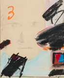 Tadeusz Kantor, Bez tytułu, pastel, papier