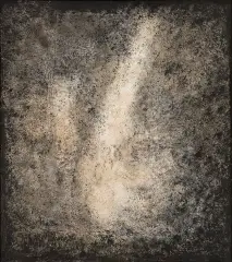 Kajetan Sosnowski, Kompozycja, ok. 1960, olej, gips, płótno