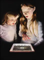 Agata Kus, Geniusz, 2021, olej, płótno