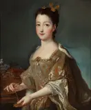 Autor Nieokreślony, Portret Ludwiki Elżbiety Orleańskiej, królowej Hiszpanii, XVII/XVIII w., olej, płótno
