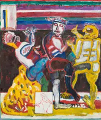 Eugeniusz Markowski, 3 + R, 1989, olej, płótno