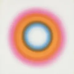 Wojciech Fangor, E 44, 1966, olej, płótno