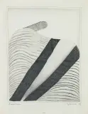 Stanisław Fijałkowski, II autostrada, 1972, ołówek, kredka, papier