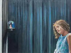 Łukasz Korolkiewicz, Bez tytułu, 1997, olej, płótno