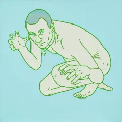 Agata Bogacka, Wilk, 2002, akryl, płótno
